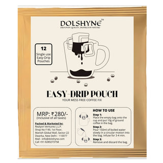 Dolshyne Easy-Drip Pouch (Pack of 12)