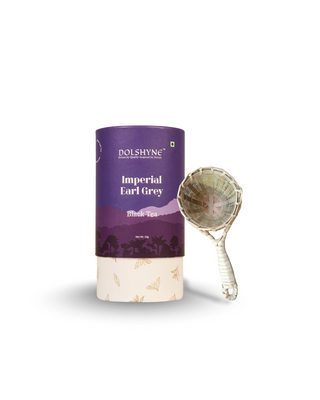 Imperial Earl Grey Tea and Bamboo Tea Strainer Combo