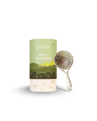 Detox Energising Tea and Bamboo Tea Strainer Combo