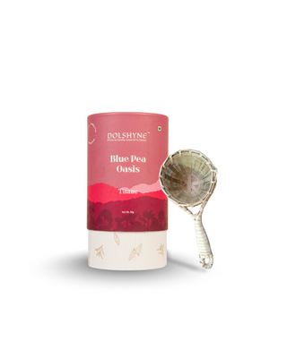 Blue Pea Oasis and Bamboo Tea Strainer Combo