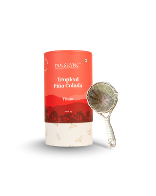 Tropical Pina Colada and Bamboo Tea Strainer Combo